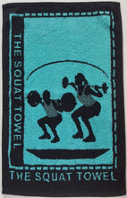 Load image into Gallery viewer, Turquoise Squat Towel (Plus)