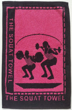 Load image into Gallery viewer, Hot Pink Squat Towel (Plus)