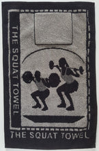Load image into Gallery viewer, Gray Squat Towel (Padded)