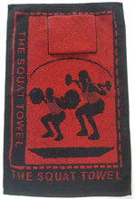 Load image into Gallery viewer, Red Squat Towel (Padded)