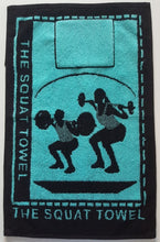Load image into Gallery viewer, Turquoise Squat Towel (Padded)