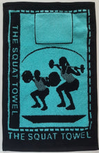 Load image into Gallery viewer, Turquoise Squat Towel (Padded Plus)