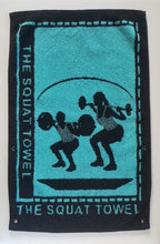 Load image into Gallery viewer, Turquoise Squat Towel (Snaps)