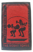 Load image into Gallery viewer, Red Squat Towel (Snaps)