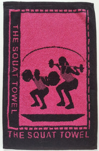 Hot Pink Squat Towel (Plus)