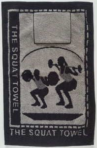Gray Squat Towel (Padded)