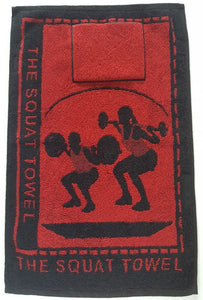 Red Squat Towel (Padded)