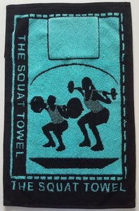 Turquoise Squat Towel (Padded)