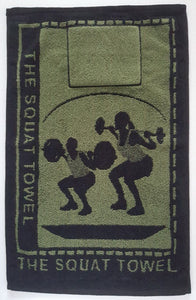 Army Green Squat Towel (Padded Plus)