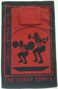 Red Squat Towel (Padded Plus)