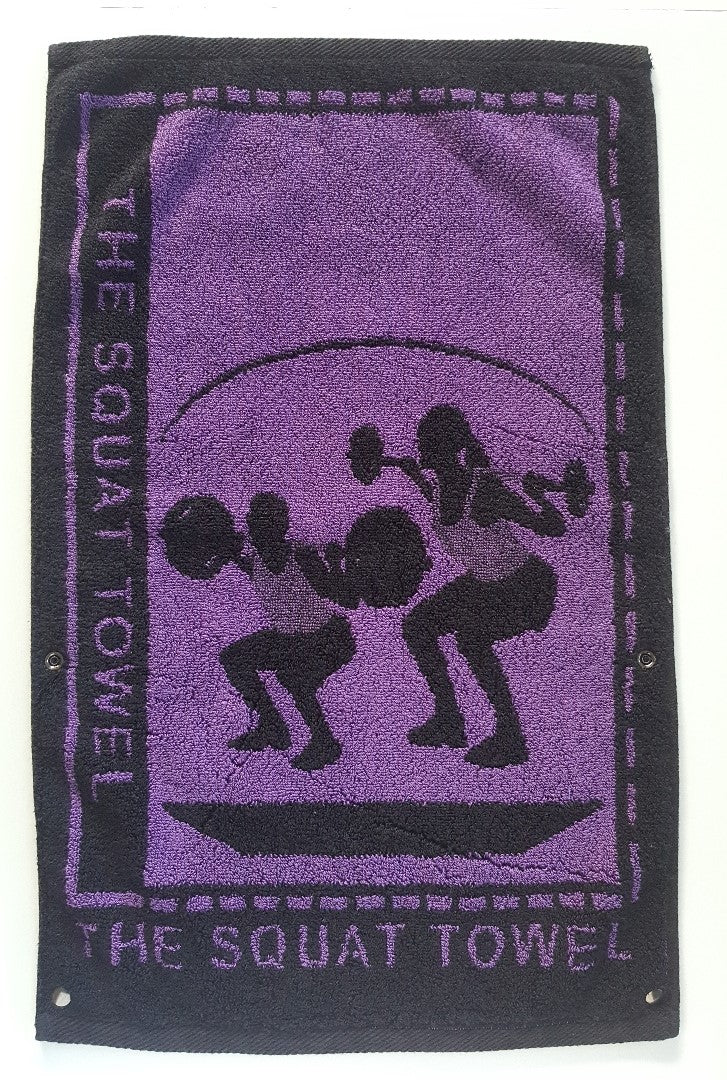 Purple Squat Towel (Snaps)