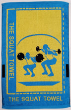 Load image into Gallery viewer, Blue &amp; Gold Squat Towel (Basic)